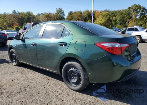 2016 Toyota Corolla L z USA, uszkodzony, nr VIN 2T1BURHE0GC626438